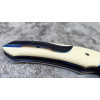 БІЛИЙ РАПТОР авторський складаний ніж ручної роботи Androshchuk Knives, сталь CPM S125V, 65 HRC, купити ніж Україна